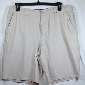 O'Neill Men's Hybrid Beige Flat Front Shorts